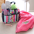 Personalized Sassy Stripe Shower Caddy & Towel
