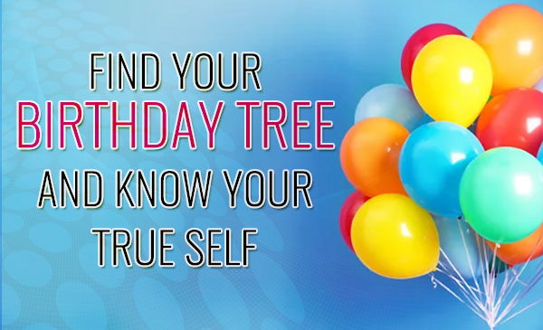 Find your birthday tree and know your true self