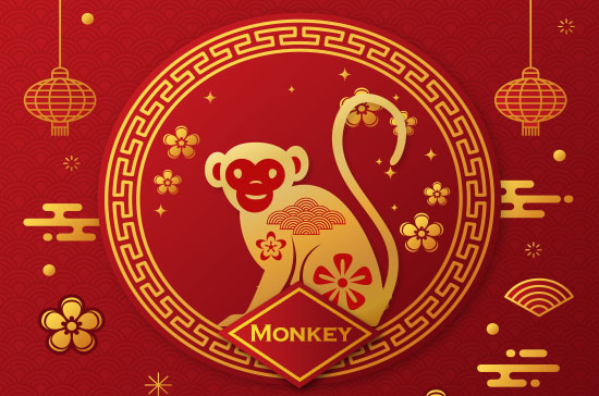 Chinese Zodiac sign Monkey
