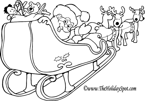 Coloring on this website your child can color Santa online using the 