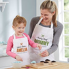 Chef & Junior Chef Personalized Aprons & Potholders