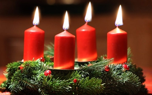 Yule Candles on Christmas