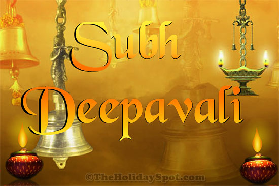 Subh Deepavali greeting card