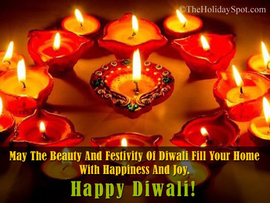 WhatsApp and Facebook image with Happy Diwali Wishes