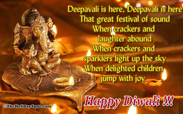 Diwali Poem - Deepavali is here