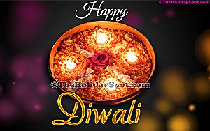 Diwali thali of Diyas