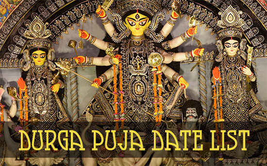 Durga Puja Date List