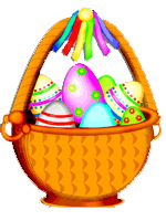Easter Basket with eggs
