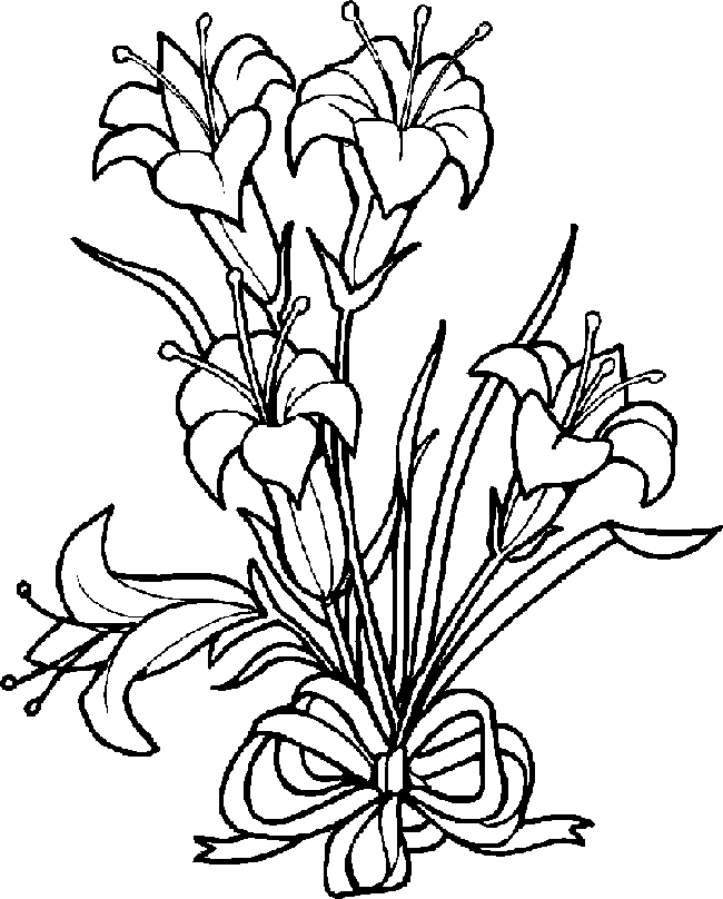 images of easter lilies. Free Easter Pictures to Color