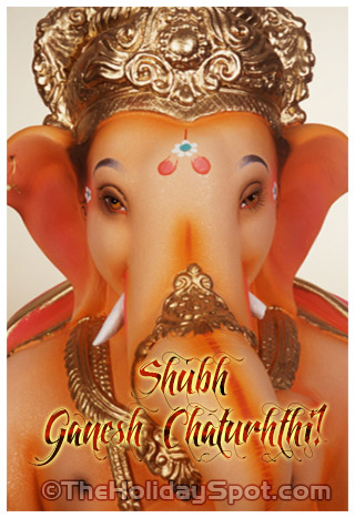 eCard with Shubh Ganesh Chaturthi wishes