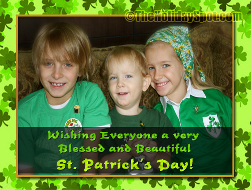 Wishes for a blessed and beautiful St. Patrick's Day