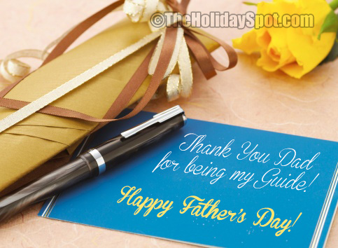 Thank You card for Father's Day