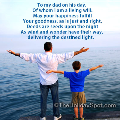 Dad You Are My World, Fathers Day Poem Cards