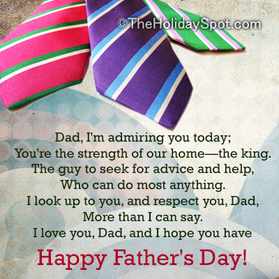 Happy Fathers Day wish card