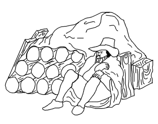 Guy Fawkes Coloring Pages 14