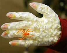 Spooky popcorn hand