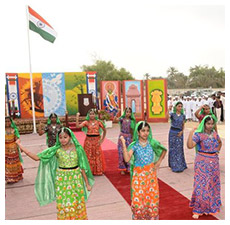 A cultural programme of Indian Independence Day