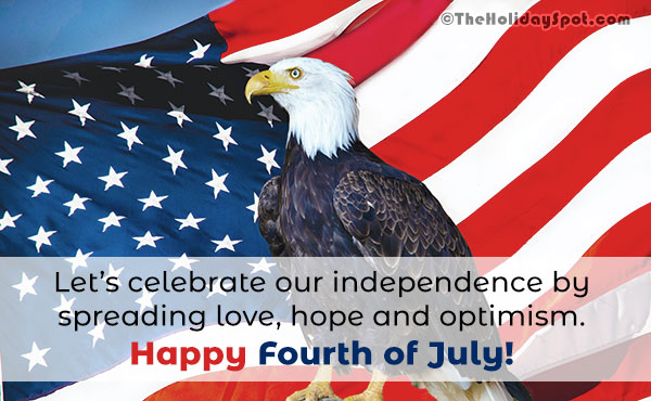 Happy Fourth of July Greeting for WhatsApp