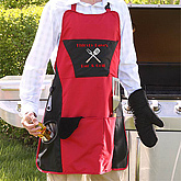 Grill Master© Personalized Apron Set