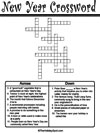 Crossword Puzzle for New Year
