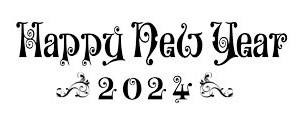 Happy New Year Banner for 2024