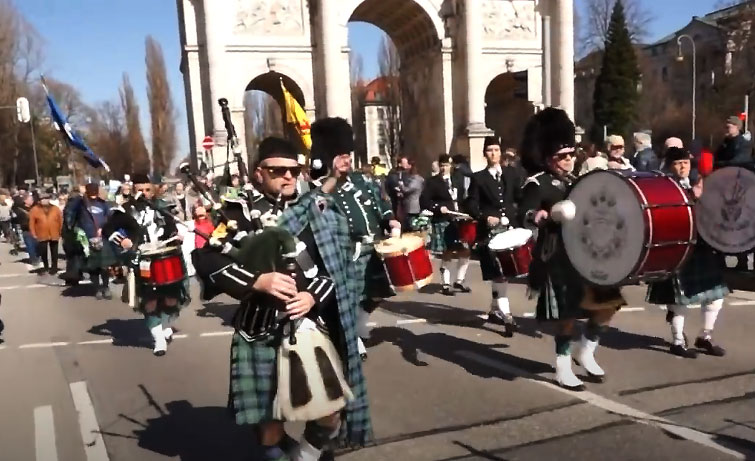 St. Patrick's Day Parade in Munich, Germany