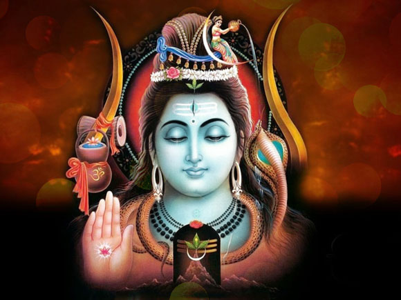 Lord Shiva and Ganges on his head