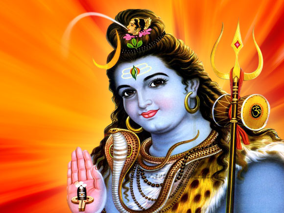 Lord Shiva with the Shivratri Symbol - Snake