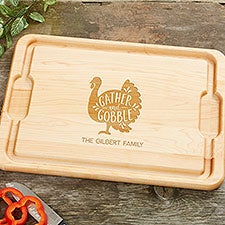 Gather & Gobble Personalized Maple Cutting Board