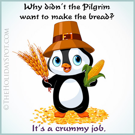Why didn't the pilgrim want to make the bread?