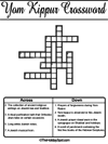 Click here for Yom Kippur Crossword Puzzle