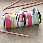 Sassy Stripe Personalized Case & Pencil Set