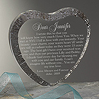 My Love Letter© Engraved Heart Sculpture