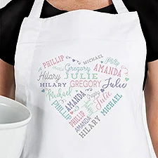 Close To Her Heart Personalized Apron & Potholder