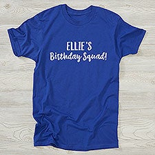 Family Birthday Personalized Adult Shirts