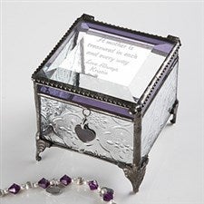 Vintage Treasures For Her Personalized Jewelry Box