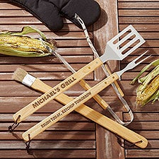 You Name It! Personalized BBQ Utensil Set