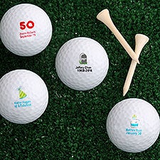 Birthday Cheer Personalized Golf Ball Set of 12
