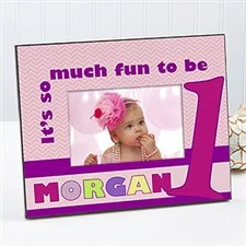 First Birthday Personalized Picture Frame