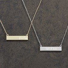 You Name It Personalized Nameplate Necklace