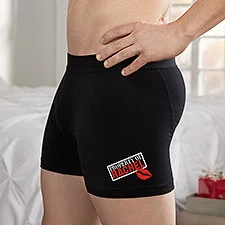 Sealed with a Kiss Personalized Boxer Briefs