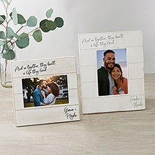 Together They Built A Life Personalized Shiplap Picture Frame