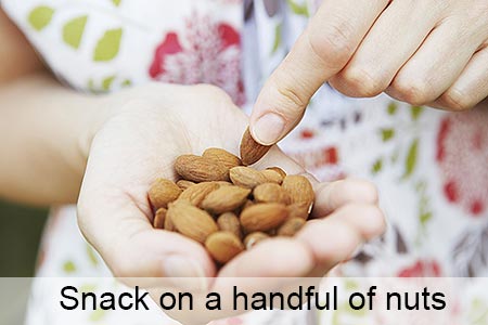 Snack on handful of nuts