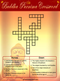 Click here for Buddha Purnima Crossword Puzzle