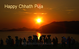 Celebrations of Chhath Puja