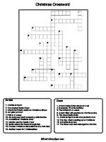 Click here for Crossword template