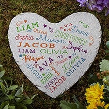 Close to Her Heart Personalized Garden Stone