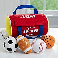 Embroidered My First Mini Sports Bag by Baby Gund®
