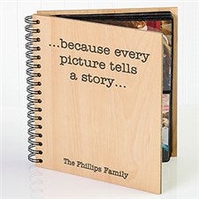 Expressions Personalized Wood Photo Album