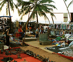 Arjuna Flea Market at Goa